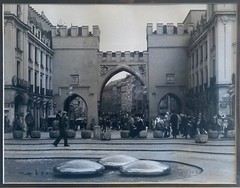 Original Photograph Signed On Matte ?“JK”? Titled “Munichs Karl’s Gate” & D 1984