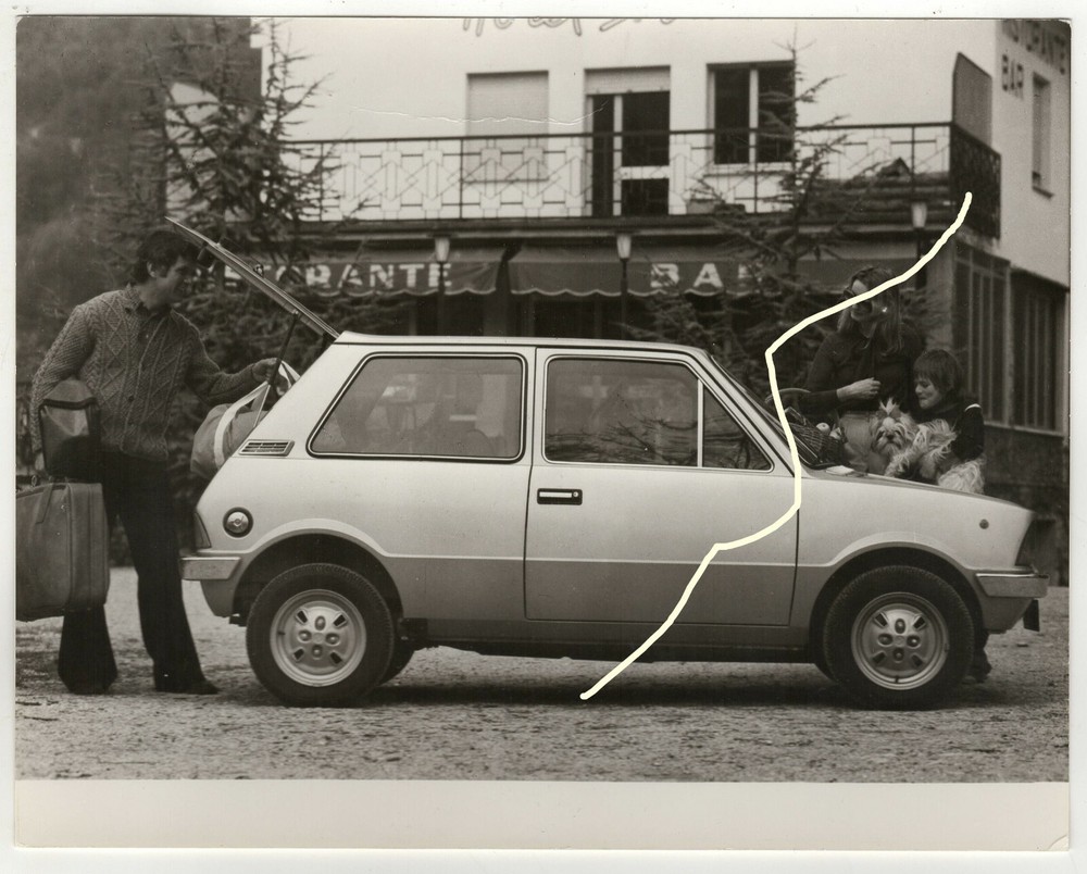 21x16cm Orig Foto 1969 Autobianchi A 112 – mini – photo