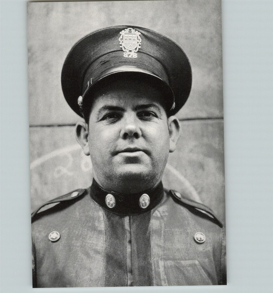1938 Walker Evans Vintage Havana Cuba Policeman Badge Cap Original Photo Gravure