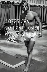 VINTAGE MALE PORTRAIT #0725-566 -king carl XVI gustaf 1973 -free shipping in usa