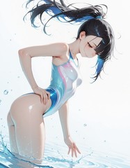 No nudity / AI Girl / Bodysuit and Leotard (500 images digital download)
