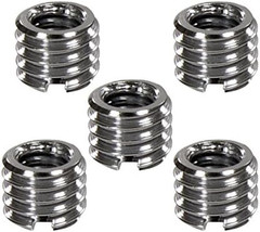 Metal 1/4 Inch to 3/8 Inch Tripod Thread Adapter, Easy Mount Convert Screw Adapt