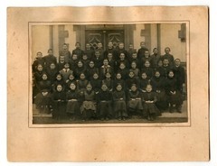 Photo Of Classes Children École – Antique Over Box Déb. 20th Century S New