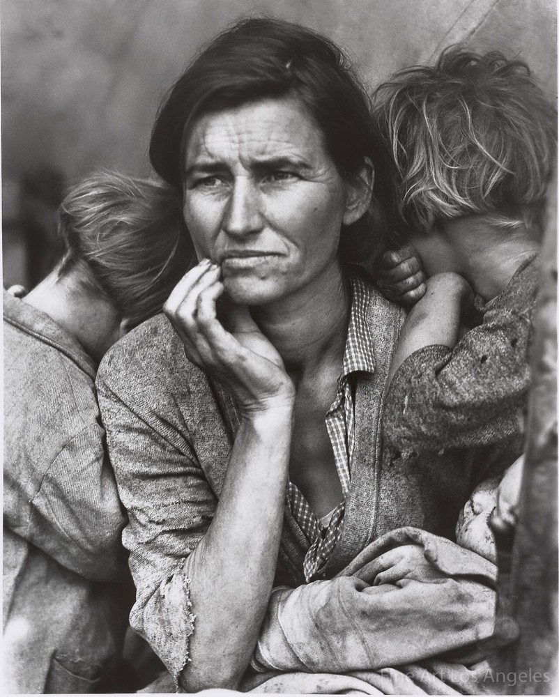Dorothea Lange Photo «Migrant Mother» 1936, 8.5×11″