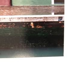 Dry Matted Photo of Burano Venice Italy Signed & Numbered 20″ x 18″