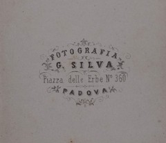 Military Portrait Photo: ‘Fotografia G. Silva Piazza delle Erbe No. 360 Padova’