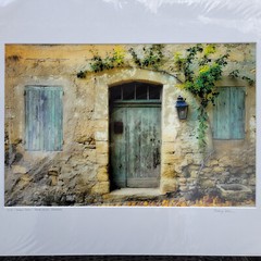 Craig Love Photograph France Ltd Ed 6/175 ‘Green Door’ Rhône Valley, Provence