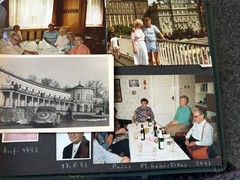 Old photo album civilian with defects, life in the GDR/51