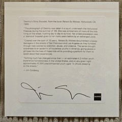 Jim Goldberg Magnum Square Print 6″ x 6″ Destiny’s Shiny Bracelet «RAISED BY WOL