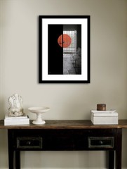 Palm Springs Shadows 12″ x 16″ Fine Art Print Cityscape Urban Concept Art