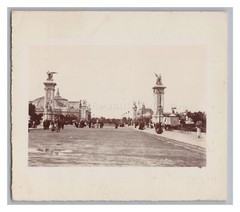 Paris France 1900 – World Exhibition Pont Alexandre III – Old Photo