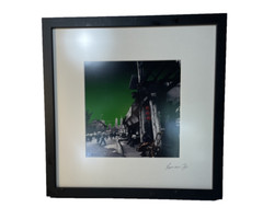(2) Set Fr. Xuanmin Jin Signed Photographs STREET SCENES China Lantern Clothes