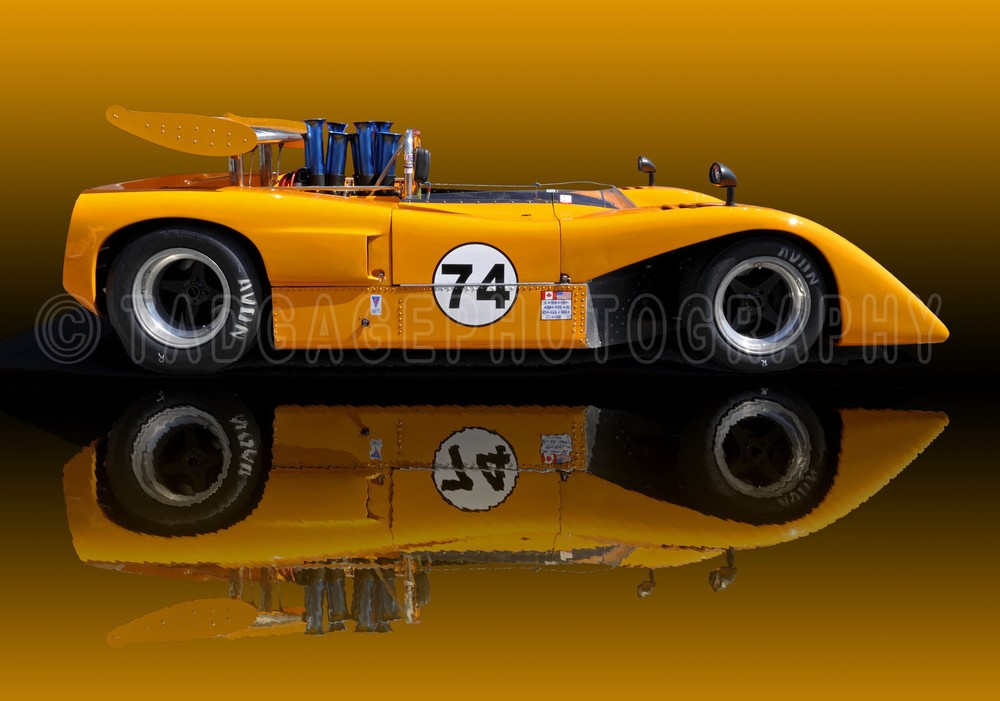1971 McLaren M8E Can-Am Vintage Classic Race Car Photo (CA-0444)