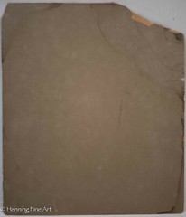 Antique 19th Century Albumen Print Photograph of Bundle of Figs on Vine, Nice!
