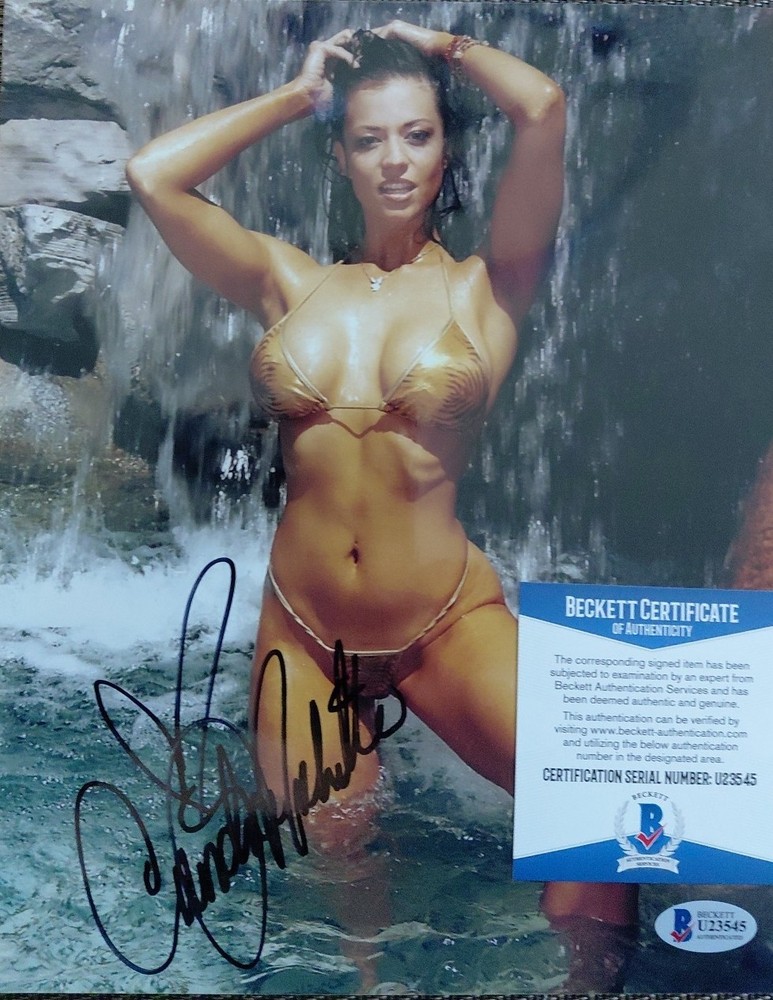 Candice Michelle Playboy Playmate Glamour Model Hand Signed 8×10 Autograph