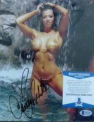 Candice Michelle Playboy Playmate Glamour Model Hand Signed 8×10 Autograph