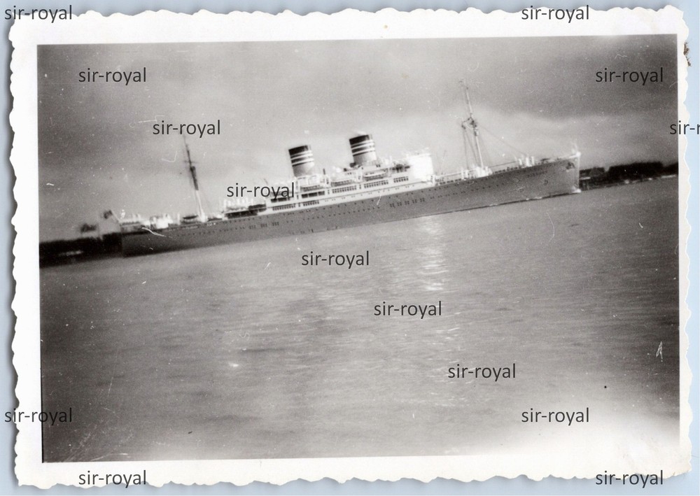 Windhoek Ship Circa 1937 in Hamburg – 1930s – Photo 9x6cm