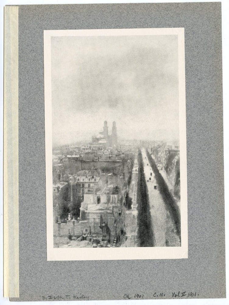 Joseph T. Keiley, «A Bit of Paris» c.1901, Camera Notes Volume 5, No. 1 Halftone