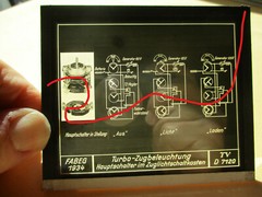 8x old glass negative 10×9 cm train lighting technical Data 1934 railway train