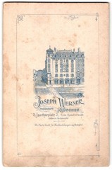Photograph Joseph Werner, Munich, view Munich, business building & studio Isa