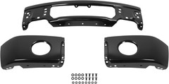Front Bumper Face Bar Compatible with 2009-2014 Ford F150 W/Fog Light Holes Repl
