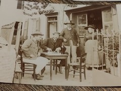 Photo Process Antique 1900 Saint Alban On Limagnole (48) Holidays From Village