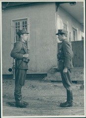 Photo two men in uniforms, GDR, Volkspolizei – 10469007