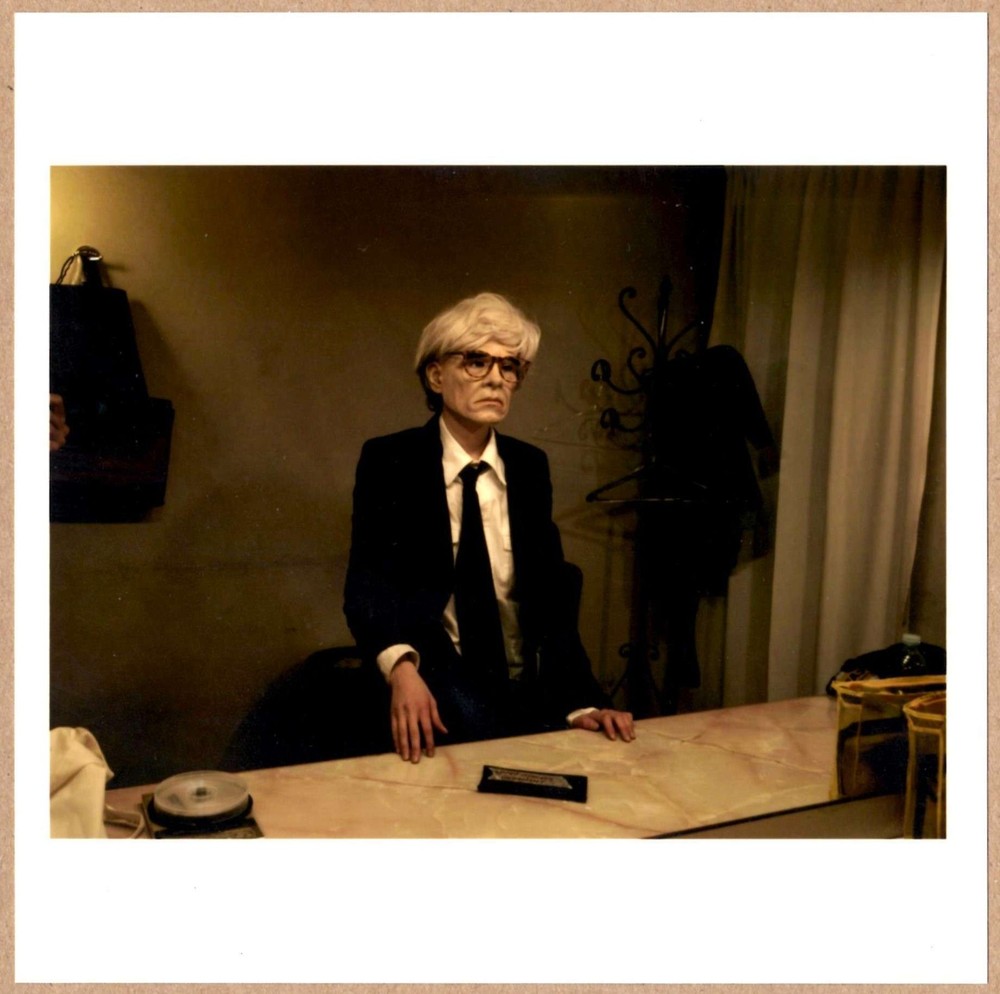 SIGNED ALEX MAJOLI ITALIAN ACTOR AS ANDY WARHOL ITALY 2008 6 x 6 MAGNUM ARCHIVAL