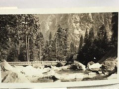 VTG Yosemite photo lot original snapshots lot of 9 retro travels Nature v2828