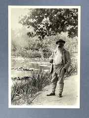 Claude Monet At Giverny In 1920 Art Photo Postcard Collection Magie Noire