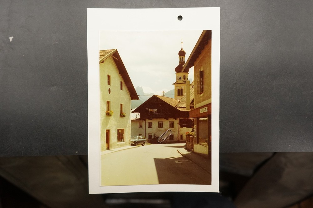 Photo View Arzl Pitztal Church Ruez Advertising Business Tyrol Car House Sign