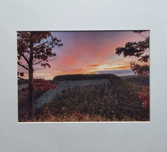 5 X 7 original print matted to 8 X 10 Landscape Art Letchworth State Park NY