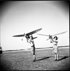 gasoline-powered model airplane competition, unusual by Szendrő (Szendro), origi