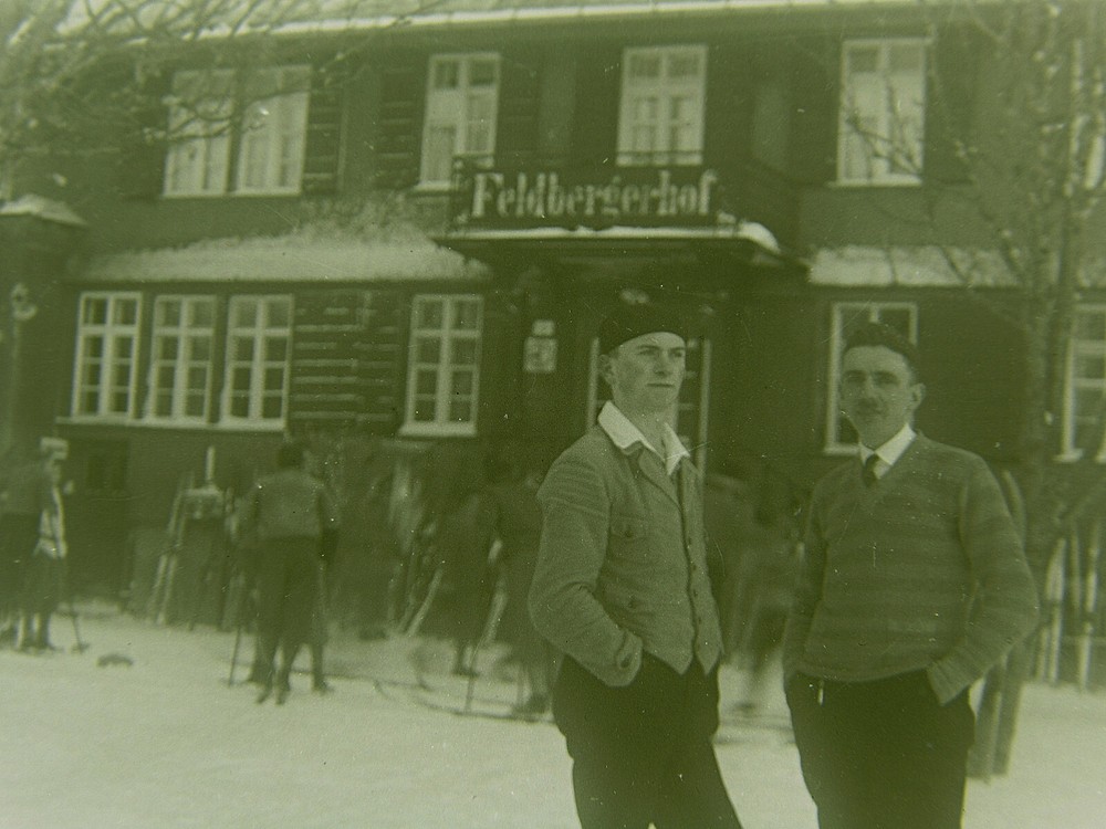 Feldberg Feldberger Hof Large Historic Glass Negative No. 4