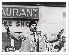 Civil And Gay Rights Activist Bayard Rustin At Microphone Silver Halide Photo