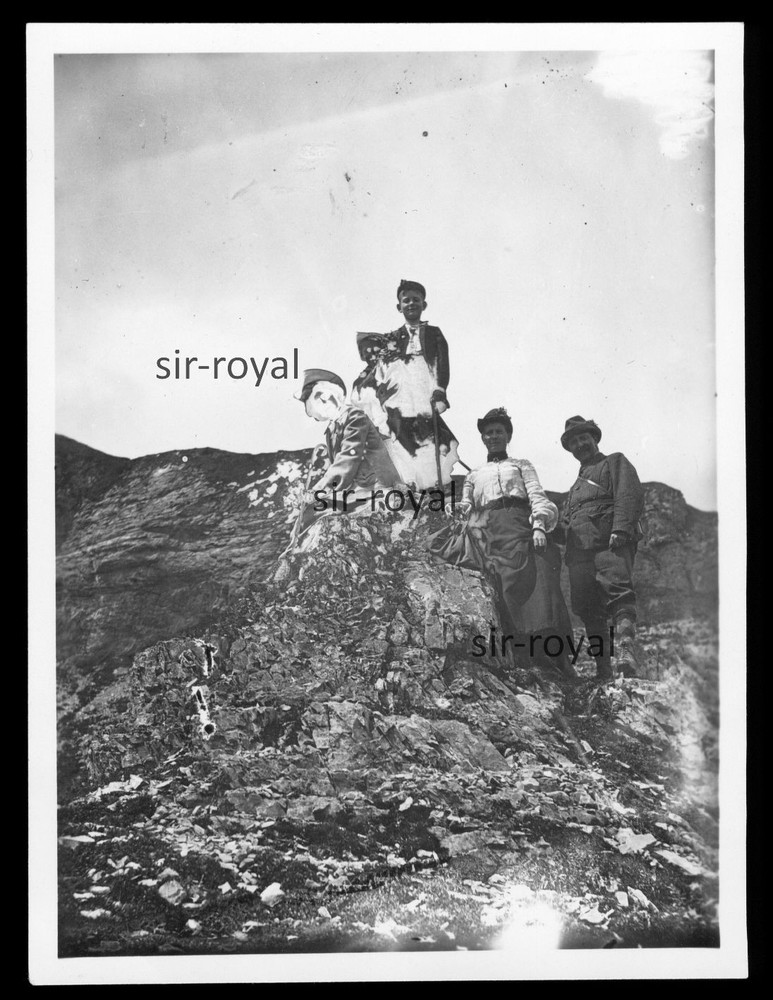 Exposure Error – Mountaineer 1906 – Double Exposure – Photo 9x12cm