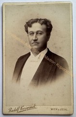 orig. CDV photo photograph picture old fashion around 1870 actor Ernst Hartmann Vienna