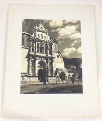 Vintage Black & White Photo M Kazan BAROQUE CHURCH ANTIGUA GUATEMALA 1968 #11