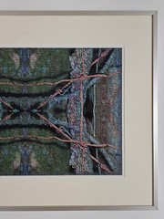 ART – Original Christine Thomas Abstract Photograph 25×19 Framed 35mm Modern Art