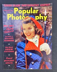 Popular Photography January 1941 Skiing Theme Vintage Cover Only Photo