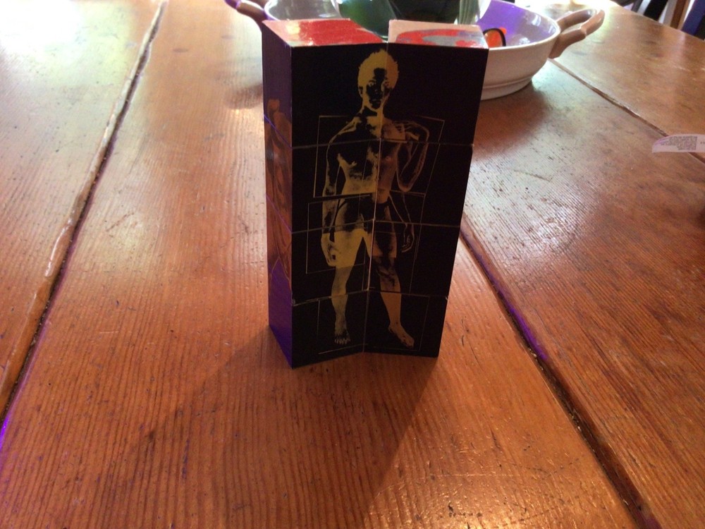 ANDY WARHOL Photo Picture Cube Magic Puzzle D4