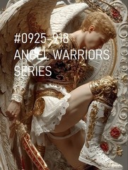 MALE PORTRAIT #0925-918 -angel warriors series -free shipping in usa
