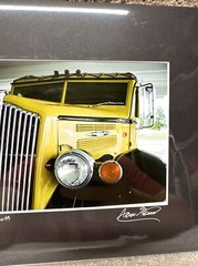 Yellowstone Bus Photo Art Print 5×7 Matted In 8×10