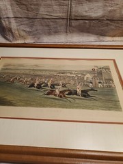 Antique H. Alkin «The Derby» (Tatten Corner) C Hunt Engraving