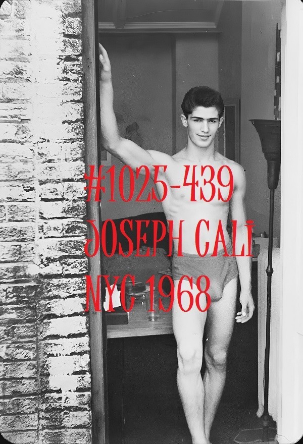 VINTAGE MALE PORTRAIT #1025-439 -joseph cali , nyc 1968 -free ship/usa