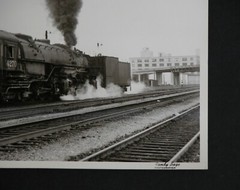 SP Forward Whistle Origin Engine X2470 Photograph Vtg 50s Railway Railroad RARE