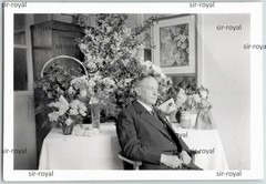 Man 1942 Before Gift Table – Birthday Anniversary Gifts – 1940s – Photo 9x6cm