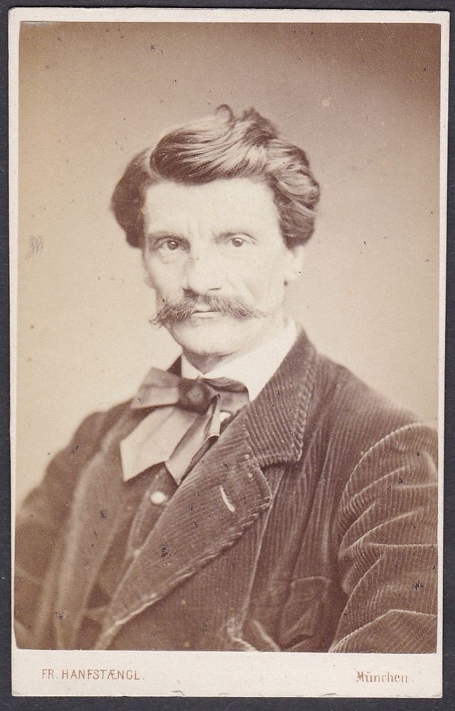 Karl von Piloty Painter Munich Starnberger Lake Portrait CDV Photo