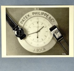 Patek Philippe Watch Display – Vintage Fotofolio Art Photo Print Card 4.25”x6”