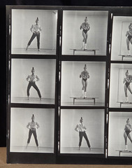 NEWLY FOUND! Hendrickson PHOTO Contact Sheet Proof & Negatives DANCER IN BIKINI
